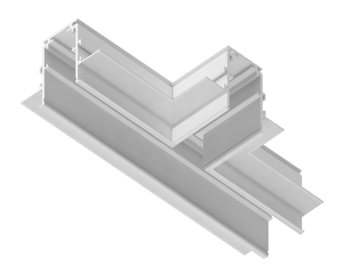 Коннектор т-образный для встраиваемого шинопровода Magnetic Ambrella light GL3355