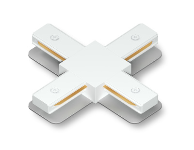 Коннектор Х-образный для однофазного шинопровода Standard 220V Ambrella light GL7171