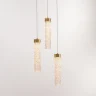 Подвесной светильник Delight Collection MD24030028 MD24030028-3A brass/clear