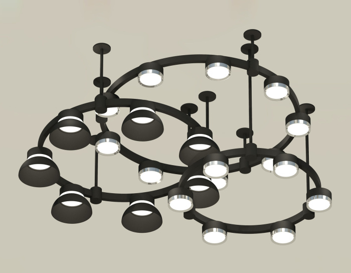 Комплект подвесного светильника Techno Ring с акрилом Ambrella light XR92222010