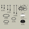 Комплект подвесного светильника Techno Ring с акрилом Ambrella light XR92222010