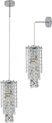 Светильник подвесной-настенный Stilfort 2187/09/01P Rain of Crystal