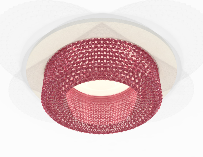 Комплект встраиваемого светильника с композитным хрусталем Ambrella light XC7621022