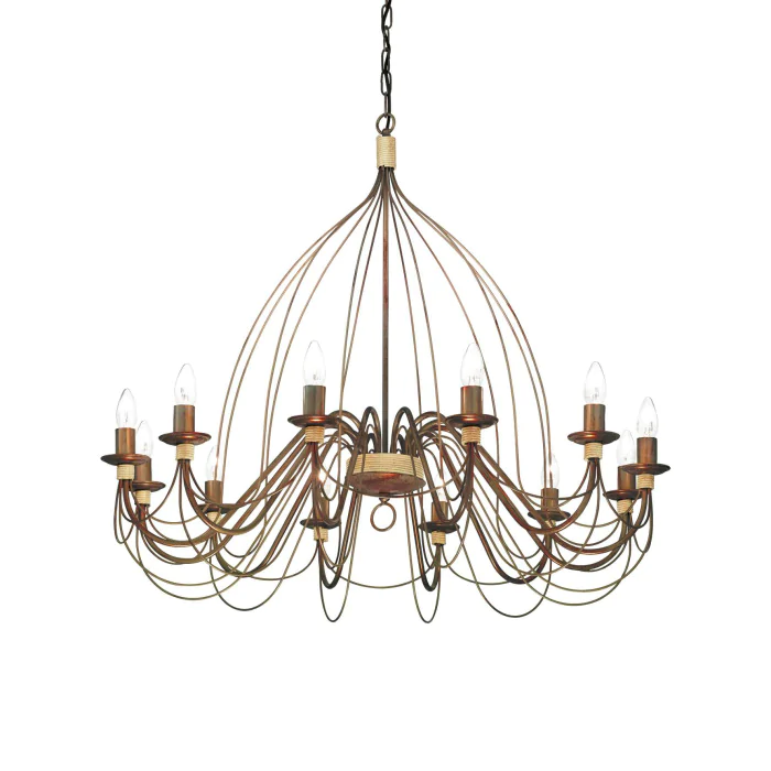 Подвесная люстра Ideal Lux Corte SP12 Ruggine 097671
