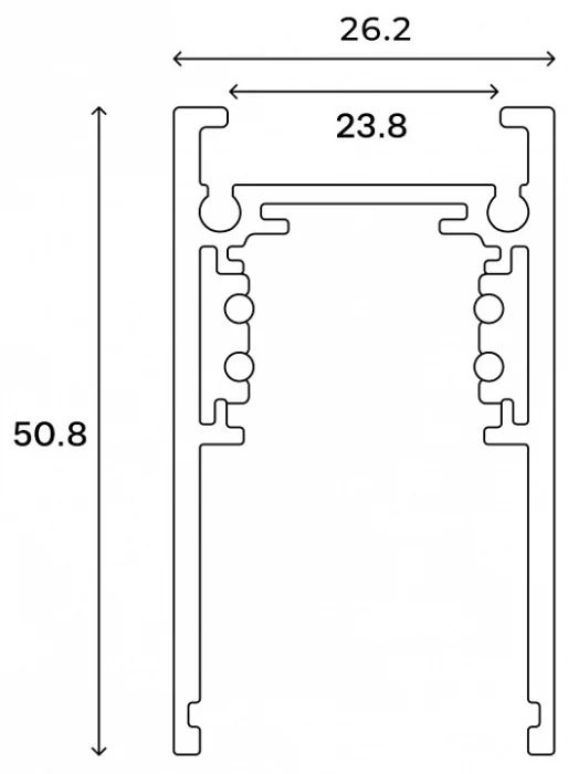 Шинопровод накладной Hesby Lighting ElDeko HSBL_0052_1
