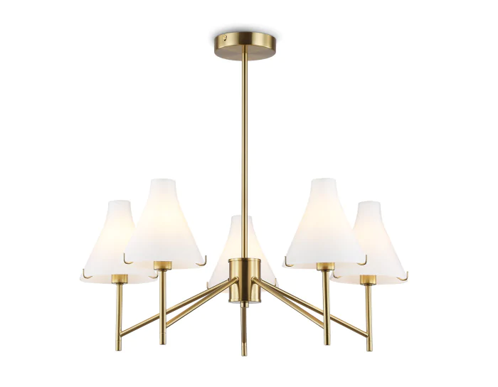 Люстра со стеклянными плафонами на штанге Ambrella light LH57133