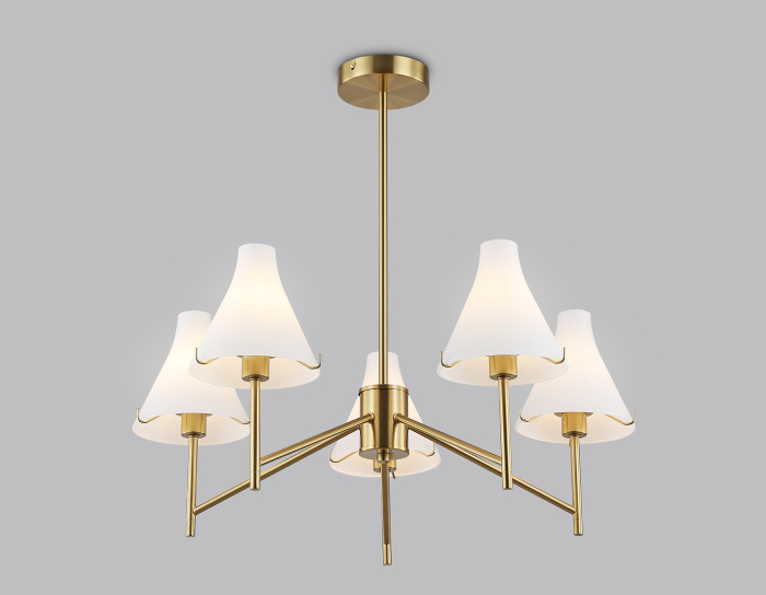 Люстра со стеклянными плафонами на штанге Ambrella light LH57133