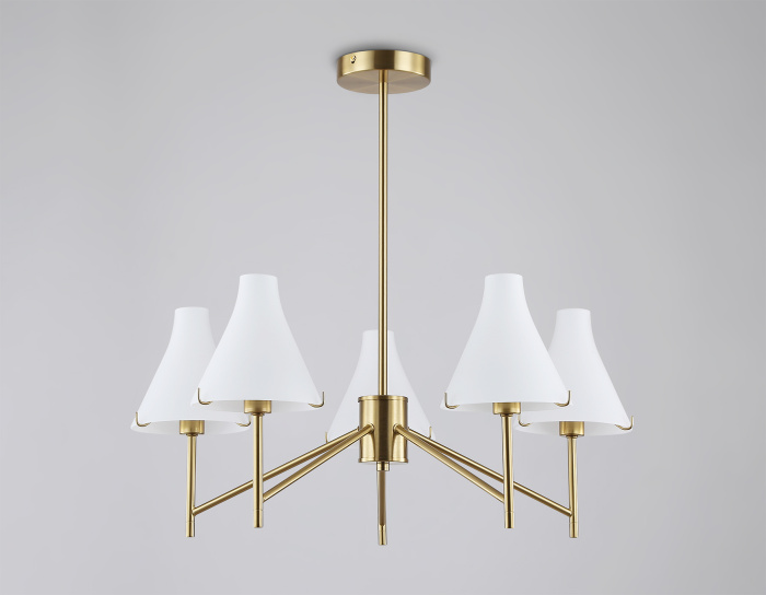 Люстра со стеклянными плафонами на штанге Ambrella light LH57133