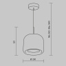Подвесной светильник Maytoni Madmen MOD128PL-L6SG