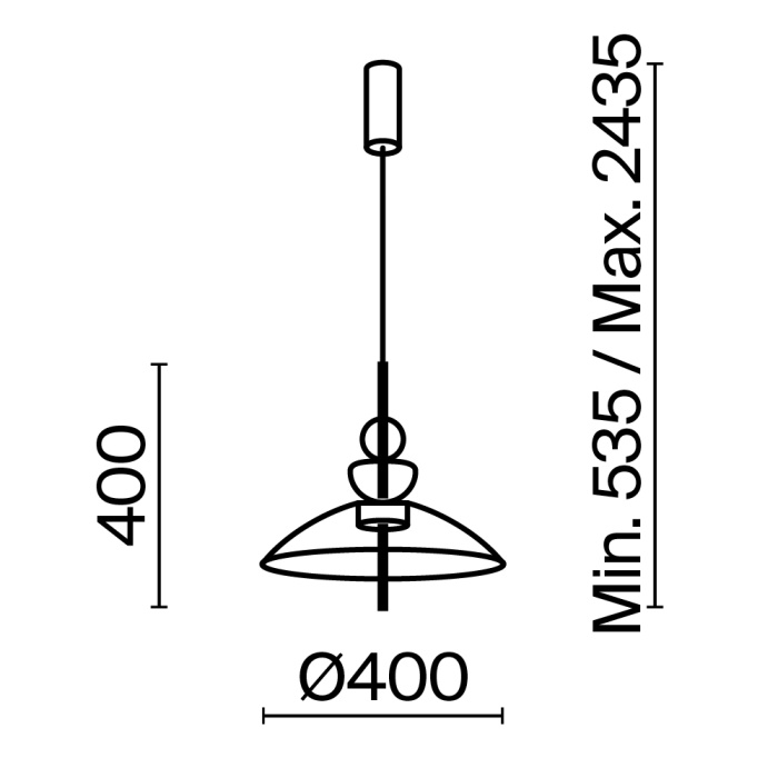 Подвесной светильник Maytoni Bangkok MOD185PL-L11B3K3
