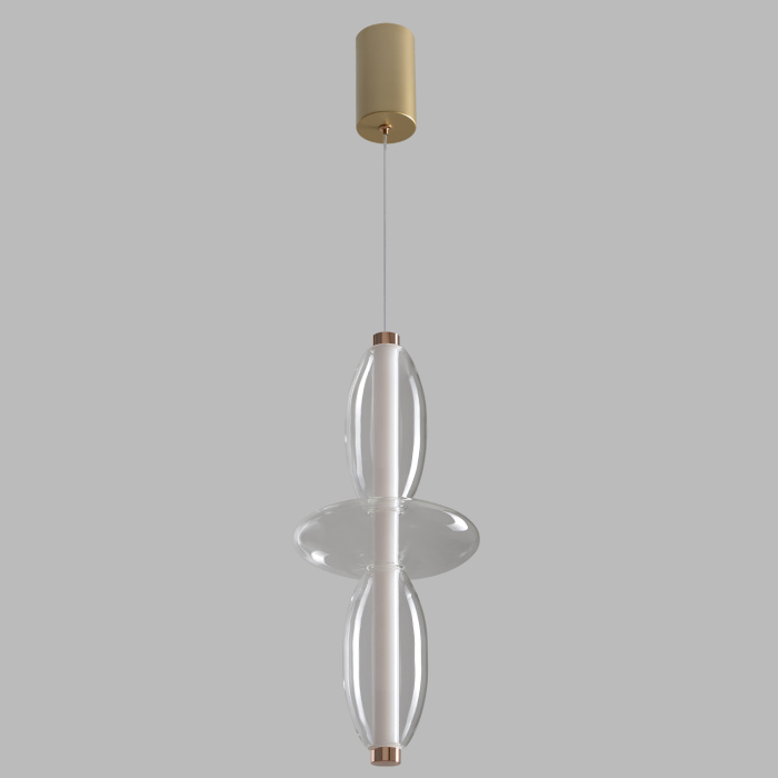 Светильник подвесной Crystal Lux QUASAR SP14W LED TRANSPARENT