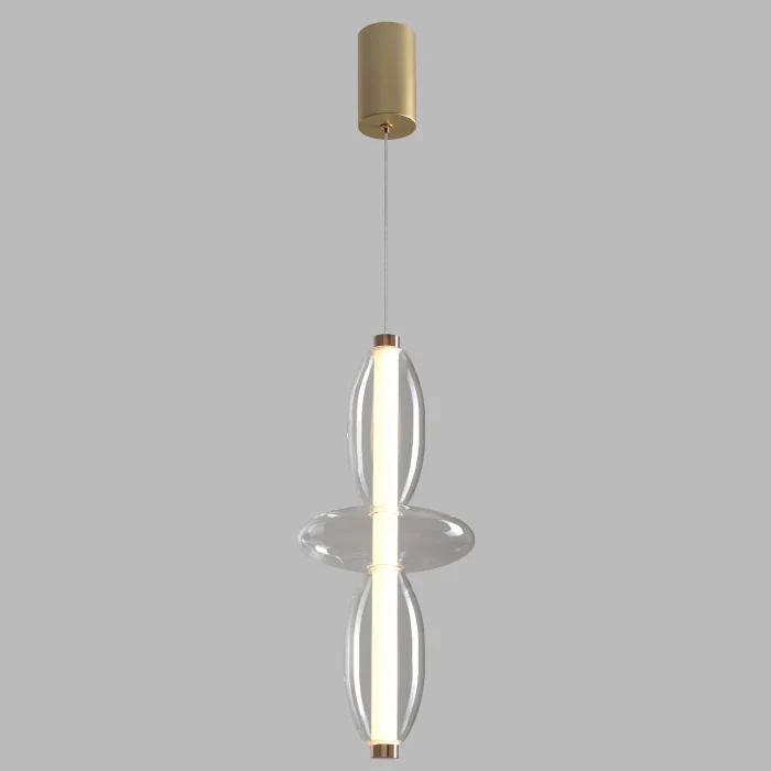 Светильник подвесной Crystal Lux QUASAR SP14W LED TRANSPARENT