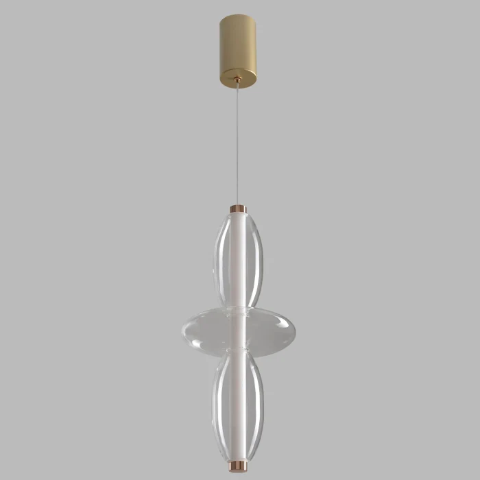 Светильник подвесной Crystal Lux QUASAR SP14W LED TRANSPARENT