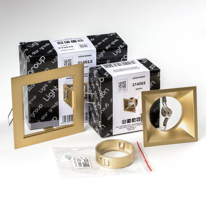 Комплект со светильником Lightstar Domino D51303GMOD