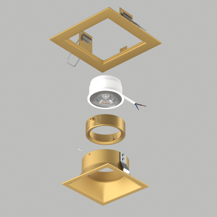 Комплект со светильником Lightstar Domino D51303GMOD