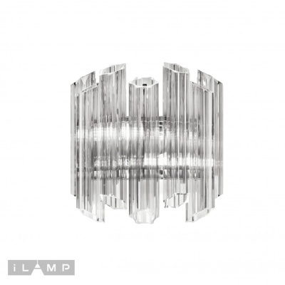 Настенный светильник iLamp Destiny MB0267-2 CHROME+CLEAR