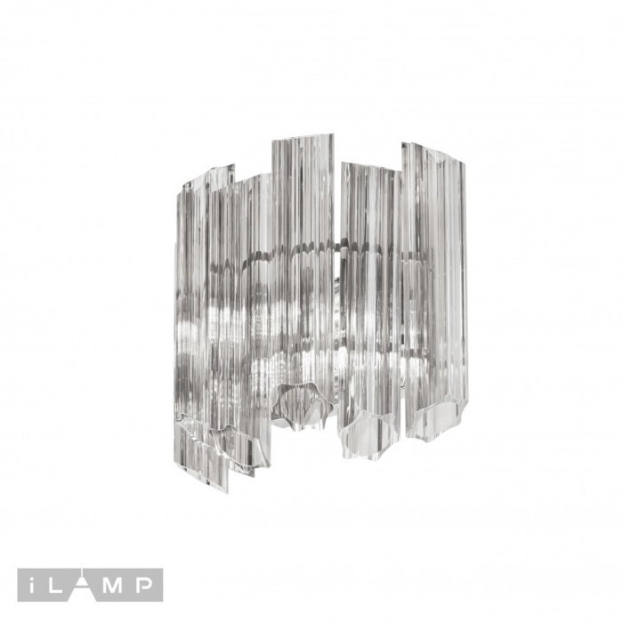 Настенный светильник iLamp Destiny MB0267-2 CHROME+CLEAR