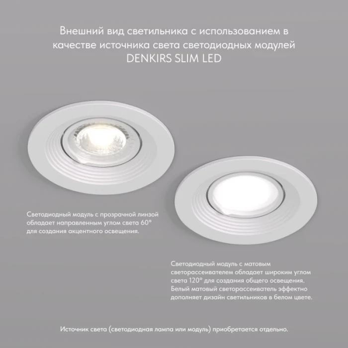 Встраиваемый светильник Denkirs Tisted DK3029-WH
