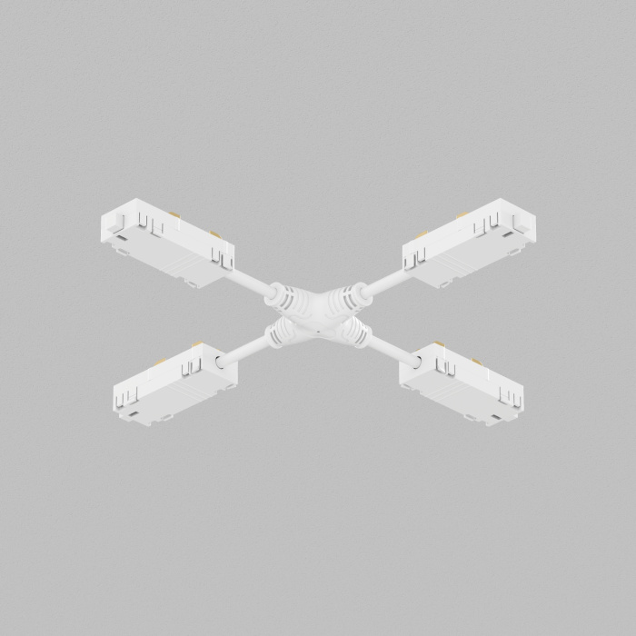 Коннектор Denkirs SMART HIDE TR2116-WH