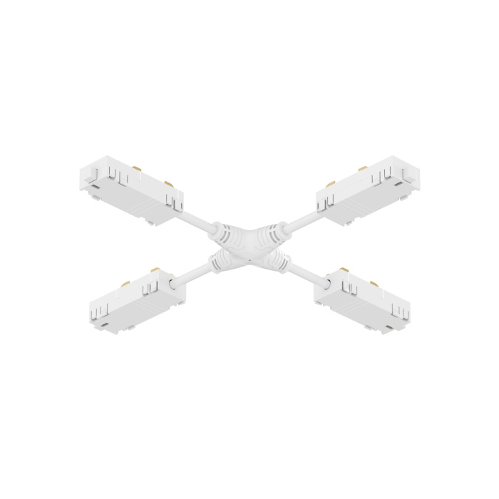 Коннектор Denkirs SMART HIDE TR2116-WH