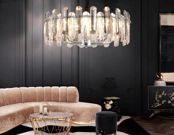 Подвесная хрустальная люстра Ambrella light TR5303