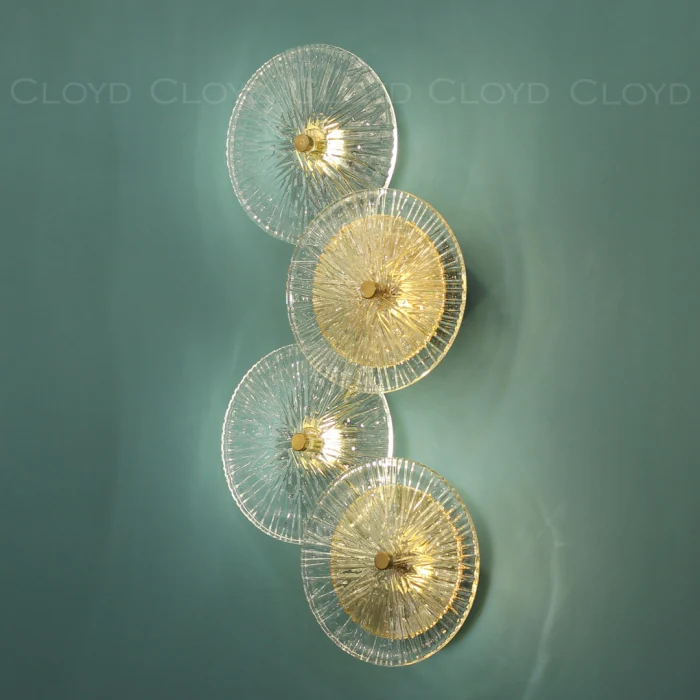 Бра Cloyd HELION-A W4 / выс. 62 см - латунь (арт.20160)