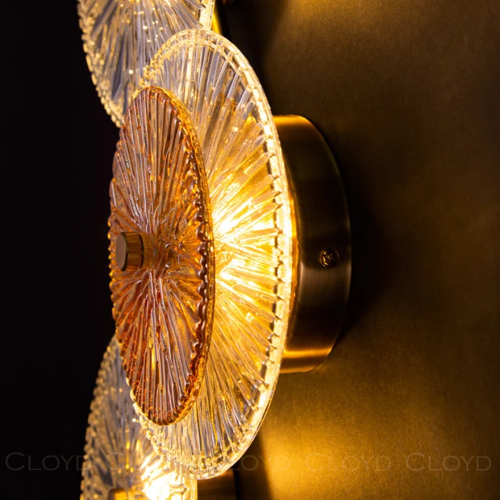 Бра Cloyd HELION-A W4 / выс. 62 см - латунь (арт.20160)