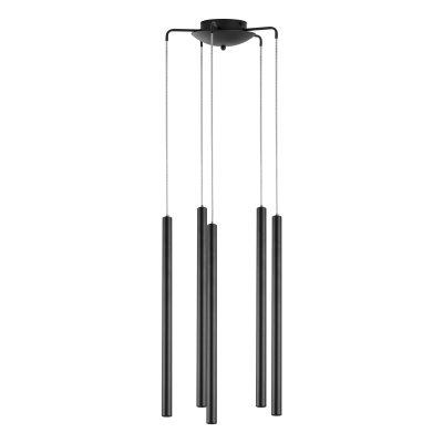 Подвесная люстра TUBO LED 25W 1600LM 25G ЧЕРНЫЙ 4000K Lightstar L5T747247