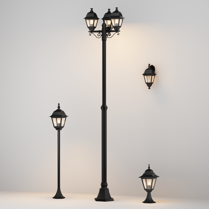 Уличный настенный светильник Maytoni Abbey road O003WL-01B