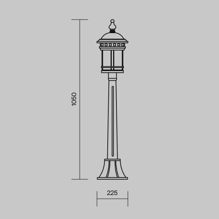 Садово-парковый светильник Maytoni SALAMANCA O031FL-01BR