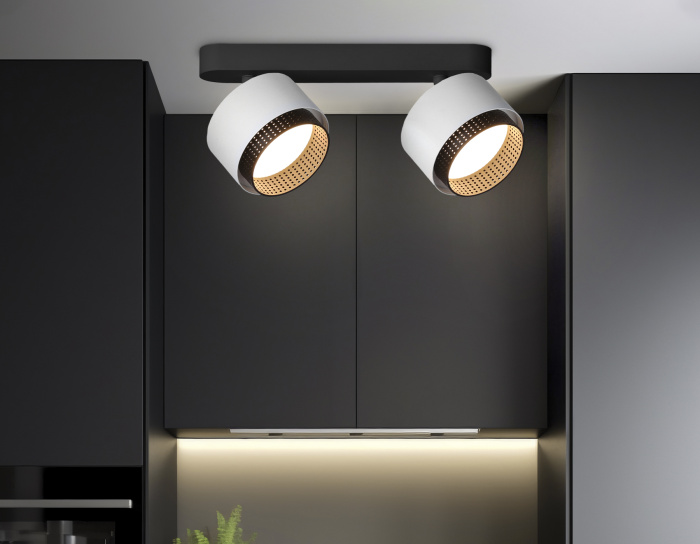 Настенно-потолочный поворотный спот со сменной лампой GX53 Ambrella light TN71285