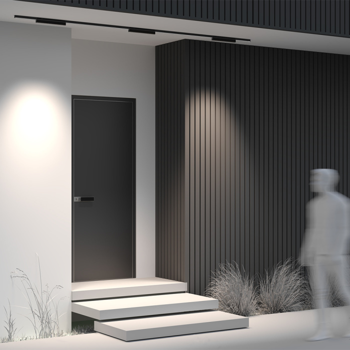 Трековый светильник Maytoni Points O-TR02-2-S-18WB4K