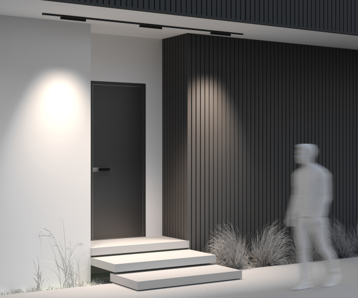 Трековый светильник Maytoni Points O-TR02-2-S-18WB4K