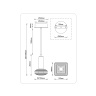 Подвесной светодиодный светильник HIGH LIGHT AMBRELLA LIGHT LH31003