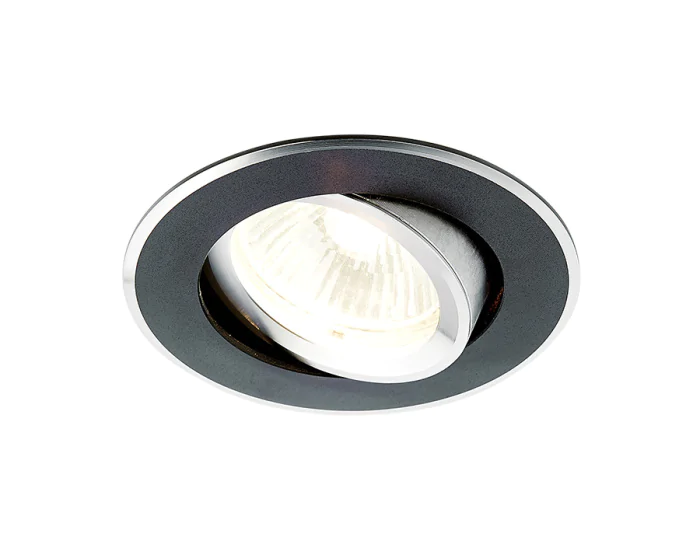 Встраиваемый точечный светильник MR16 с поворотным механизмом Ambrella light A502 BK