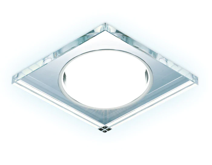 Встраиваемый точечный светильник GX53 с LED подсветкой Ambrella light G215 CL/CH/CLD