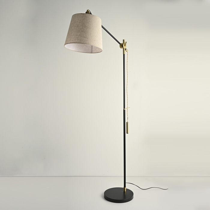 Напольный торшер PIPE beige ImperiumLoft