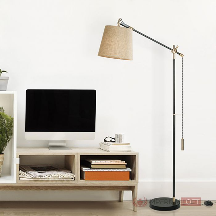Напольный торшер PIPE beige ImperiumLoft