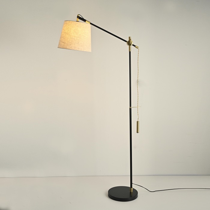 Напольный торшер PIPE beige ImperiumLoft