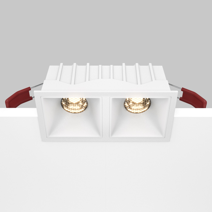 Встраиваемый светильник Maytoni Alfa LED DL043-02-10W3K-SQ-W