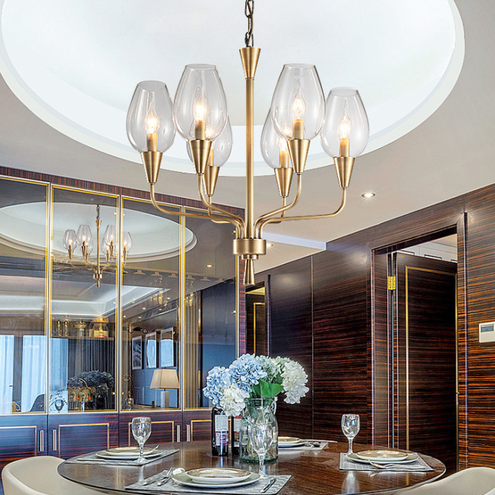 Подвесная дизайнерская люстра Viola 10 Синий ImperiumLoft