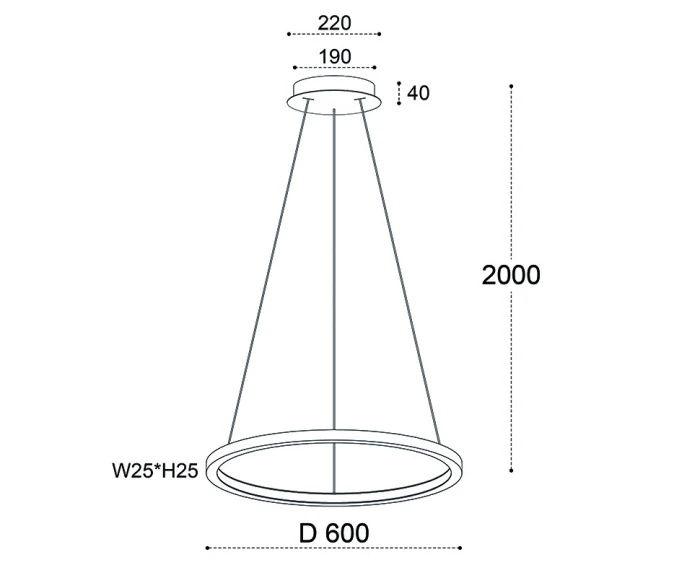 Светильник подвесной ITALLINE IT013-6027 gold 3000K
