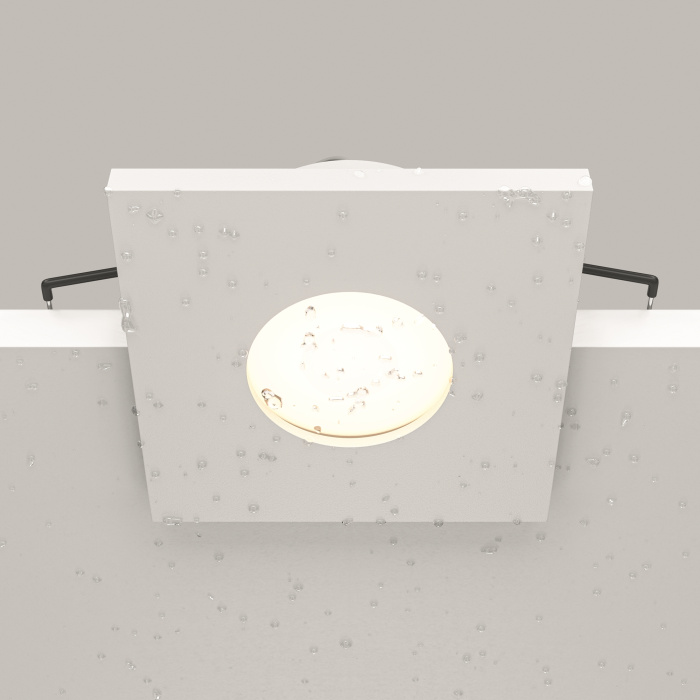 Встраиваемый светильник Maytoni Stark DL083-01-GU10-SQ-W