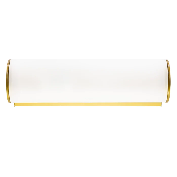 801813 (MB338-1GL) Светильник настенный BLANDA 1х40W E14 ЗОЛОТО/БЕЛЫЙ (в комплекте)