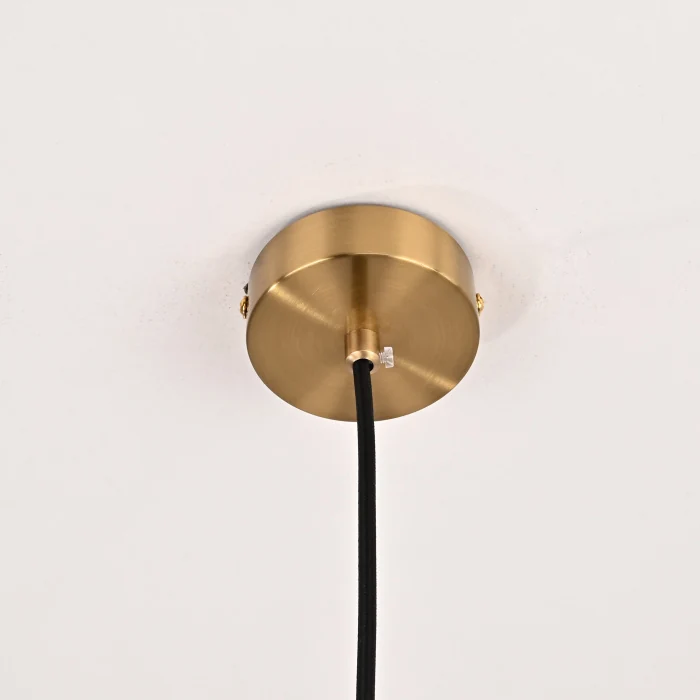 Подвесной светильник Boule De Cristal Single Rod Pendant Brass ImperiumLoft