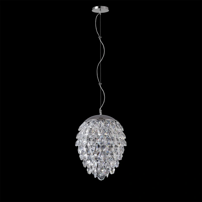 Светильник подвесной Crystal Lux CHARME SP6 CHROME/TRANSPARENT
