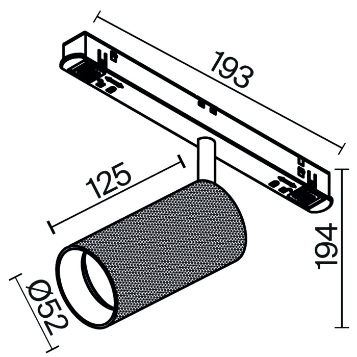 Трековый светильник Maytoni Artisan TR097-2-12W3K-M-BB