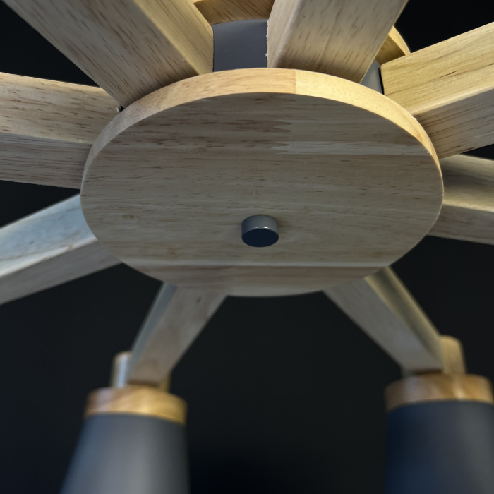 Потолочная люстра PROP 8 Grey ImperiumLoft