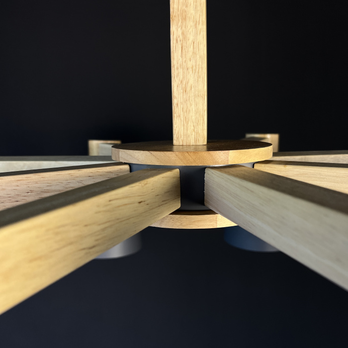 Потолочная люстра PROP 8 Grey ImperiumLoft