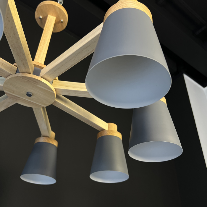 Потолочная люстра PROP 8 Grey ImperiumLoft